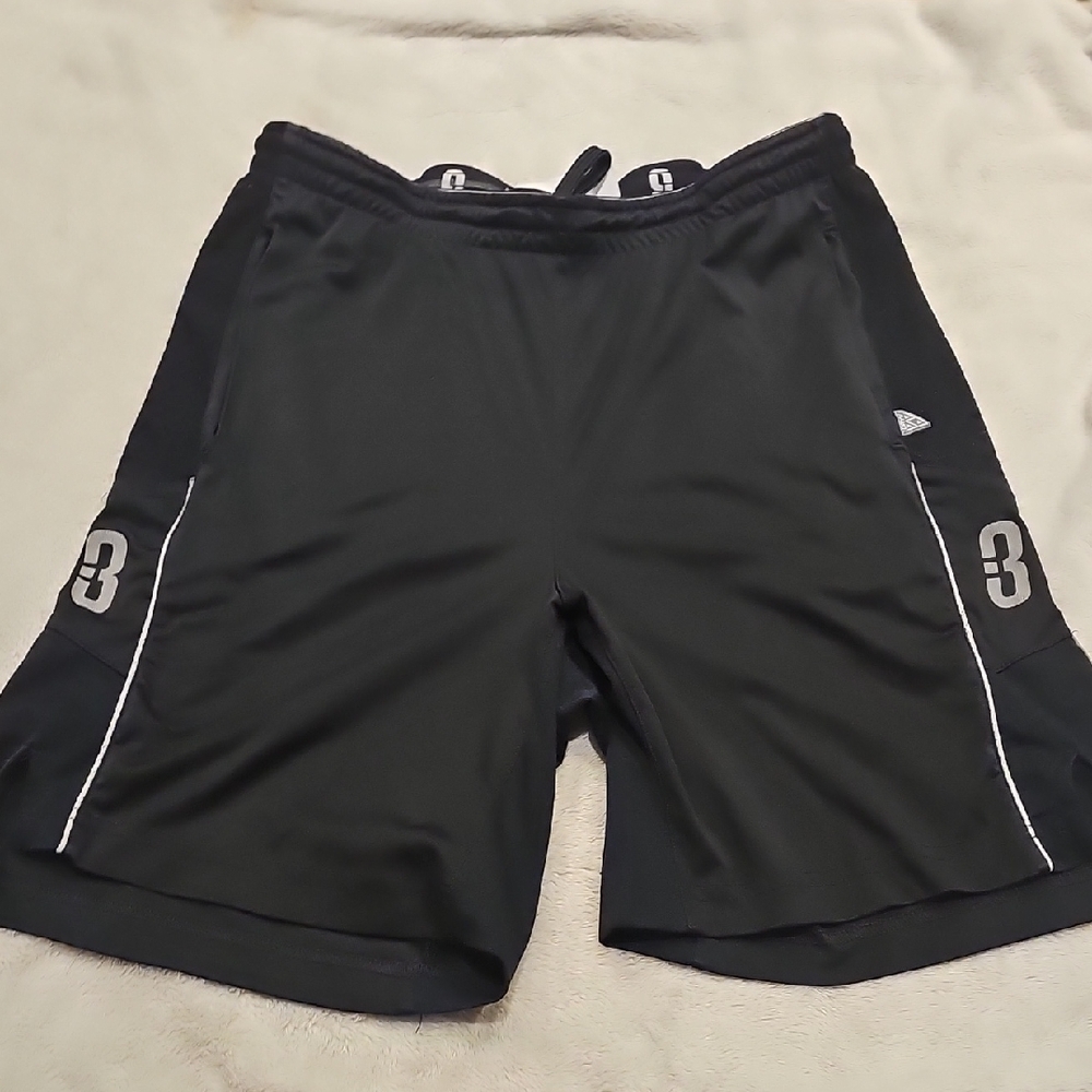 Black Athletic Men's Shorts